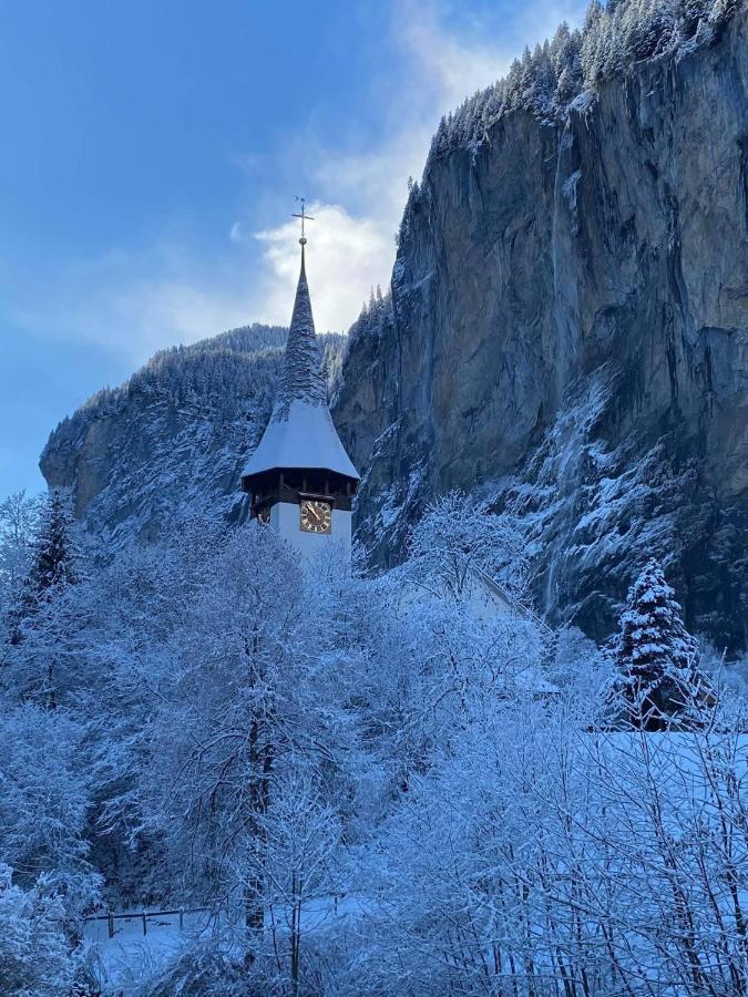 Ferienwohnung Talhaus Lauterbrunnen Eksteriør bilde