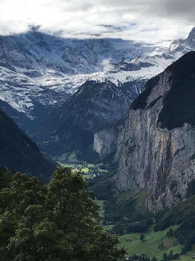 Ferienwohnung Talhaus Lauterbrunnen Eksteriør bilde